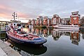 * Nomination Tugboat Leif in Hammarbykanalen, Stockholm. --ArildV 18:22, 5 January 2015 (UTC) * Promotion Great shot! --Hubertl 19:11, 5 January 2015 (UTC)