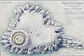 Plan de l'Île Cigogne datant de 1717, par Robelin (Bibliothèque nationale de France).