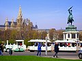 Heldenplatz, Archduke Charles monument, Vienna