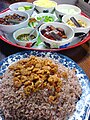 Khao khluk kapi (rice fried with shrimp paste)