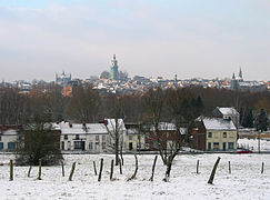 La ville vue depuis les abords du Mont Panisel.