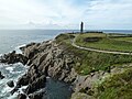 Vue sur le mémorial de la Pointe Saint-Mathieu, Plougonvelin