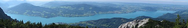 Attersee vom Hochlecken