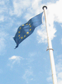 EU Flag outside Barnet Council