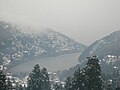 Naini Lake after snowfall.2007