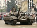 Bulgarian T-72M2 with C4I systems, modern night vision devices and other improvements.