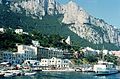 A pier in Capri in August 1992