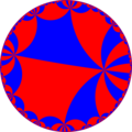 Uniform tiling of hyperbolic plane, 4o6o6x Generated by Python code at User:Tamfang/programs