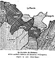 Le territoire de Lanmeur et les enclaves de la trève de Locquirec et de la frairie de Lézingar séparées du reste de cette paroisse par la partie orientale de la paroisse de Guimaëc.