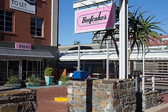 Beefcakes Burger Bar, De Waterkant gay village in Cape Town