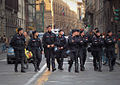 Carabinieri at a manifestation in Florence