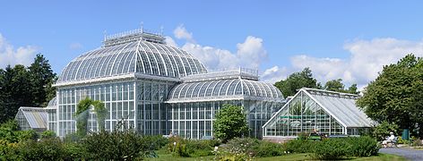 Green houses of Botanical Garden (exterior), Helsinki, Finland