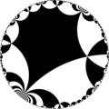 Isohedral tiling of hyperbolic plane.