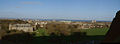 View from Holyrood Park towards Ocean Terminal