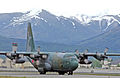 C-130 on runway