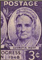 Lucretia Mott, women's rights 1848-1948 — detail