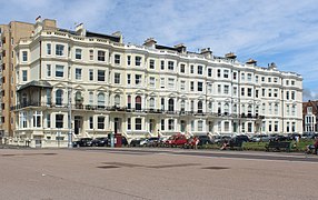 Medina Terrace, Hove from the seafront