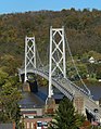 Simon Kenton Bridge connects Kentucky and Ohio over the Ohio River.