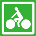 English: French identification sign for a cycle route. Français : Panneau français d’identification d'un itinéraire cyclable.