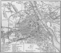 English: Map of Warsaw, 1888 Polski: Mapa z 1888