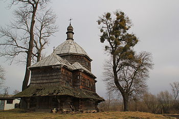 St. Nikita church (1666, Derniv, Kamianka-Buzka raion of Lviv Oblast)