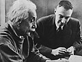 Oppenheimer with Albert Einstein