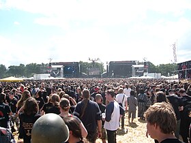 The two stages of the 2007 festival