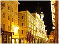 The city hall by night