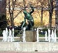 Brunnen Jüngling mit Fisch in Berlin-Lichtenberg