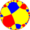 Uniform tiling of hyperbolic plane, 7x7x∞o. Generated by Python code at User:Tamfang/programs.