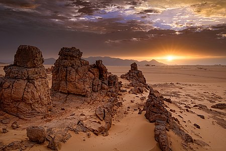 Tassili n'Ajjer National Park. Photograph: Chettouh Nabil