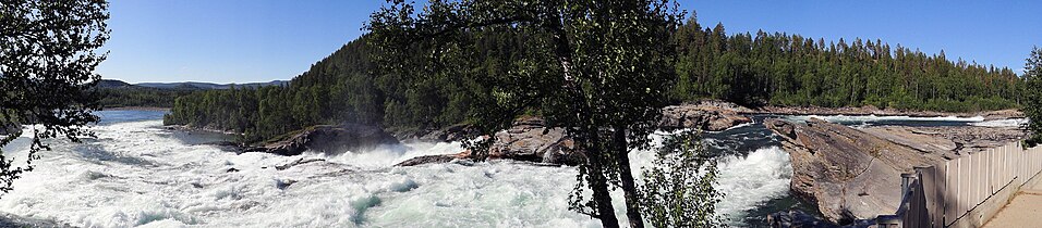 Målselv waterfall, Troms county