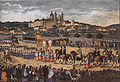 Equestrian procession (Blutritt), about 1865