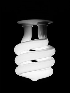 Compact fluorescent light bulb