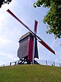 Sint-Janshuismolen, one of four windmills of Bruges