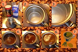 Preparation of Turkish Coffee