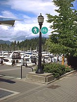 Trans Canada Trail in Vancouver, British Columbia, Canada