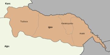 Iğdır location districts.png