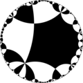 Isohedral tiling of the hyperbolic plane.