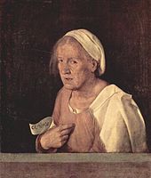 p. 385: La Vecchia by Giorgione (c. 1504).