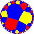 Uniform tiling of hyperbolic plane, 4x8o8x. Generated by Python code at User:Tamfang/programs.