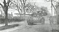 M18 Hellcat firing its 76 mm main gun in Wiesloch, Germany, in support of the 2d Battalion / 397th Infantry Regiment, 1 April 1945.