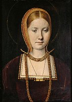 1503-1504 English: Michel Sittow, Catherine of Aragon, Kunsthistorisches Museum