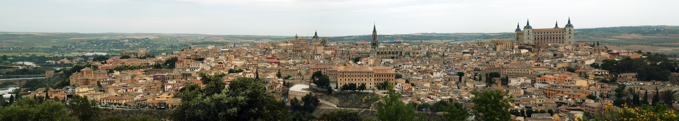 Panorama of Toledo from Parador