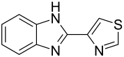 4-(1H-benzo(d)imidazol-2-yl)thiazole 200.svg