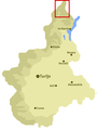 Position of Formazza within the region of Lombardia