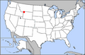 Location of Yellowstone National Park