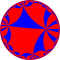 Uniform tiling of hyperbolic plane, 3o6o6x Generated by Python code at User:Tamfang/programs