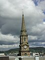 A tower in the city of Edinburgh