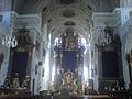 English: The St. Oswald Church in Traunstein, where the Pope celebrated his first mass